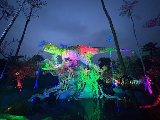 Malang Night Paradise: Petualangan Malam Seru dengan Lampu Warna-warni & Dinosaurus