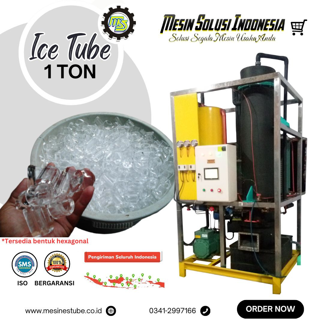 Mesin Es Tube (Ice Tube) Kap 1.000 Kg
