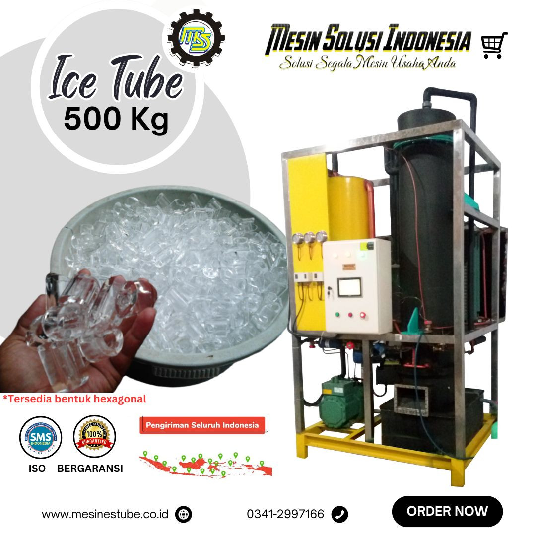 Mesin Es Tube (Ice Tube) Kap 500 Kg