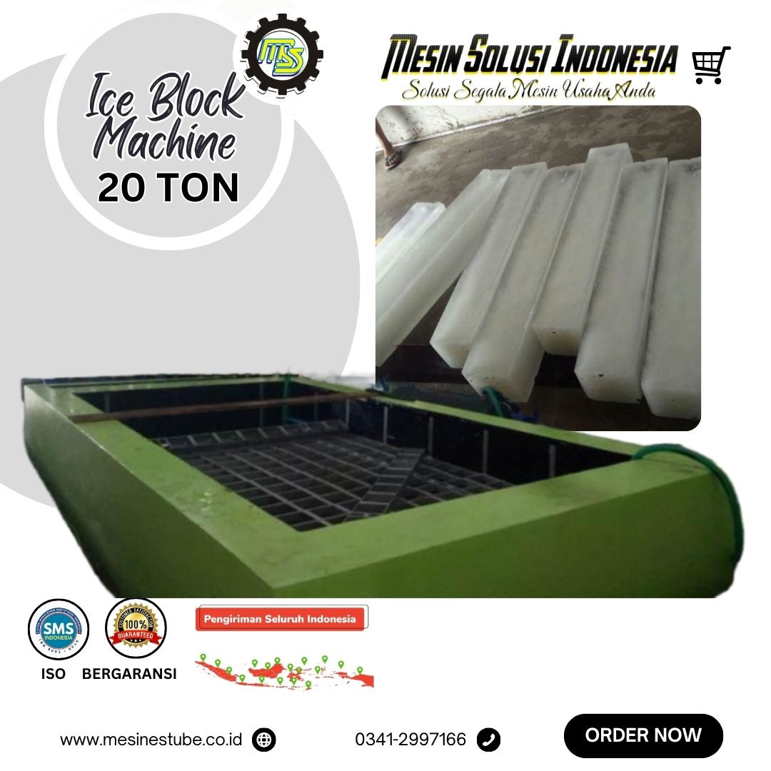Mesin Es Balok Kap. 20.000 Kg