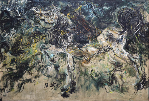 Exploring Affandi's Artistic Brilliance: Horsemen,  Self Portrait, And Erotic Series Paintings | GLOBAL AUCTION
