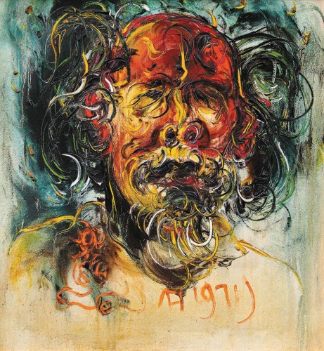 lukisan self potret affandi