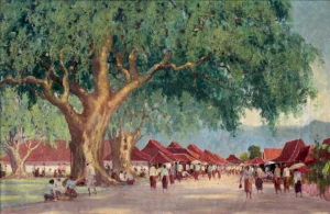 Leo Eland - Market Scene Leo Eland - Market Scene