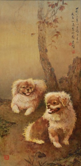 Two Spaniels (Sepasang Anjing Spaniel) | GLOBAL AUCTION