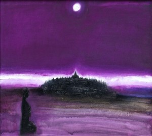 Srihadi Soedarsono - Borobudur - Moment Of Contemplation (Borobudur - Momen Kontemplasi)