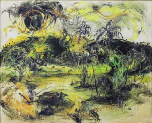 Affandi - Plowing Rice Fields (Membajak Sawah)