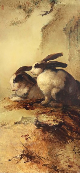 A Pair Of Rabbits (Sepasang Kelinci) | GLOBAL AUCTION