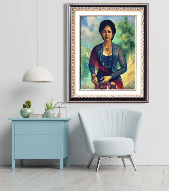 Lady Wearing A Kebaya | GLOBAL AUCTION