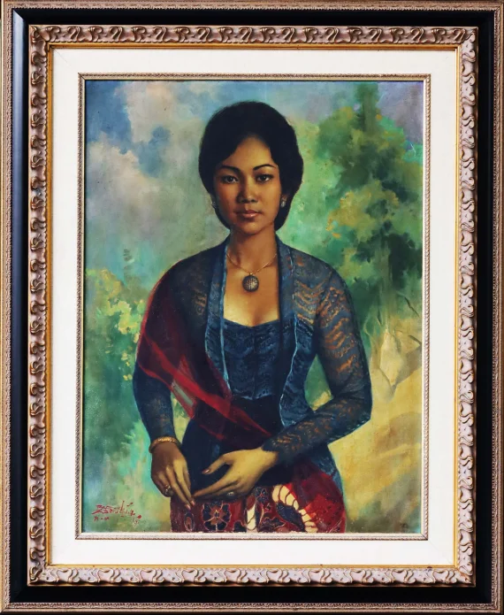 Lady Wearing A Kebaya | GLOBAL AUCTION