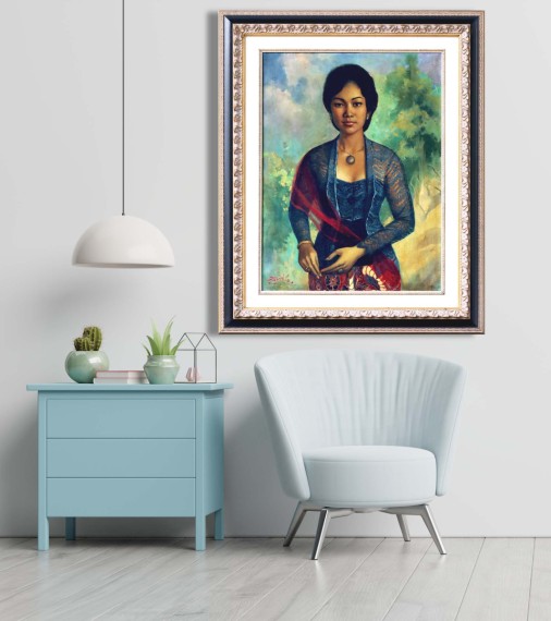 Lady Wearing A Kebaya | GLOBAL AUCTION