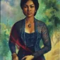 Lady Wearing A Kebaya | GLOBAL AUCTION