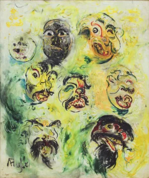 Affandi - The Masks (Topeng-topeng)