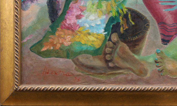 Tiga Wanita Dan Bunga | Masterpiece Auction