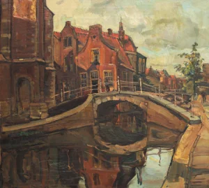 Emil Rizek - The Vrouwenrecht Seen From The Water Emil Rizek - The Vrouwenrecht Seen From The Water