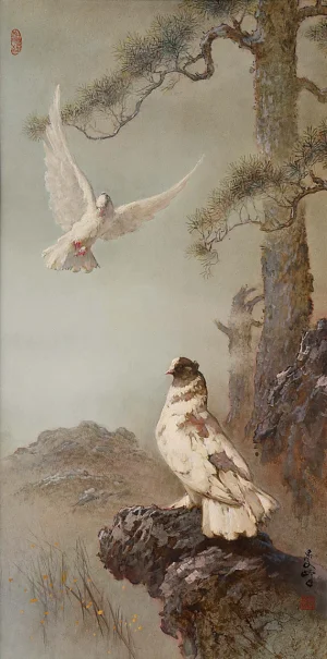 Lee Man Fong - Peace Doves Lee Man Fong - Peace Doves