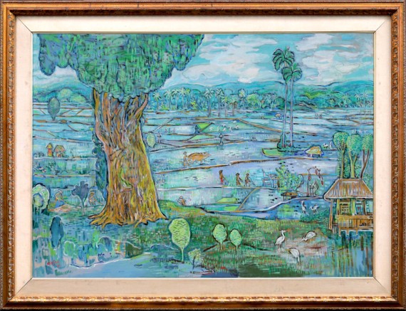 Rice Fields About To Be Planted | Masterpiece Auction