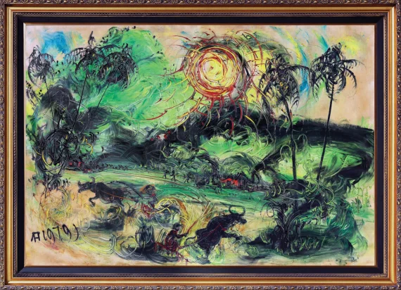 Plowing Rice Fields | GLOBAL AUCTION