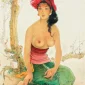 Seated Balinese Maiden | GLOBAL AUCTION