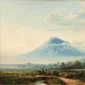 Javanese Landscape With Gunung Merapi And Horseman | GLOBAL AUCTION