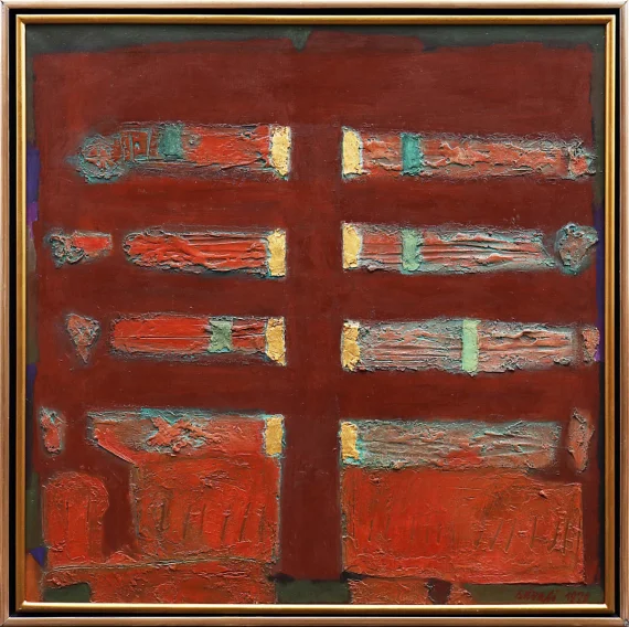 Batang-batang Merah Bata Dan Sisa-sisa Emas (Brick-red Blocks And Remnants Of Gold) | GLOBAL AUCTION