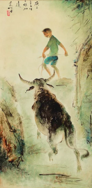 Lee Man Fong - Buffalo And Herd Boy Lee Man Fong - Buffalo And Herd Boy