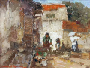Gerard Pieter Adolfs - Kampong Tafereeltje-batavia Gerard Pieter Adolfs - Kampong Tafereeltje-batavia