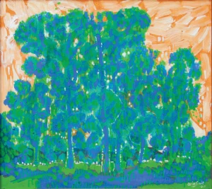 Arie Smit - Landscape With Trees Arie Smit - Landscape With Trees