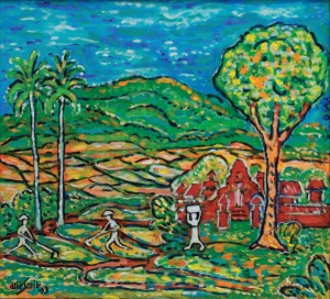 Arie Smit - Landscape In Bali Arie Smit - Landscape In Bali