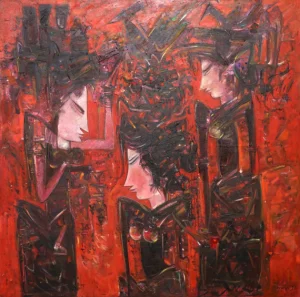 Suwaji - Three Women And Birds (Tiga Wanita Dan Burung) Suwaji - Three Women And Birds (Tiga Wanita Dan Burung)