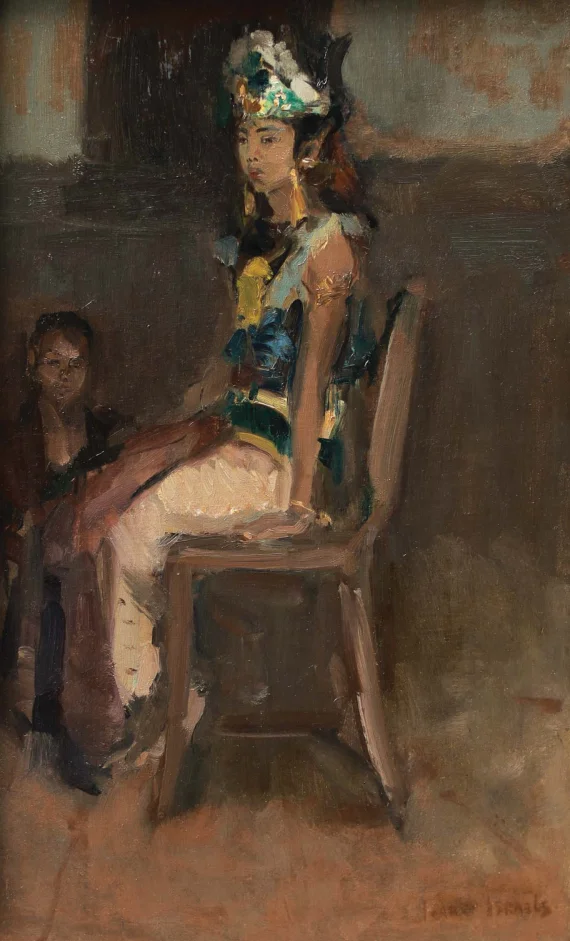 Zittende Javaanse Prinses (Seated Javanese princess), 1921/22