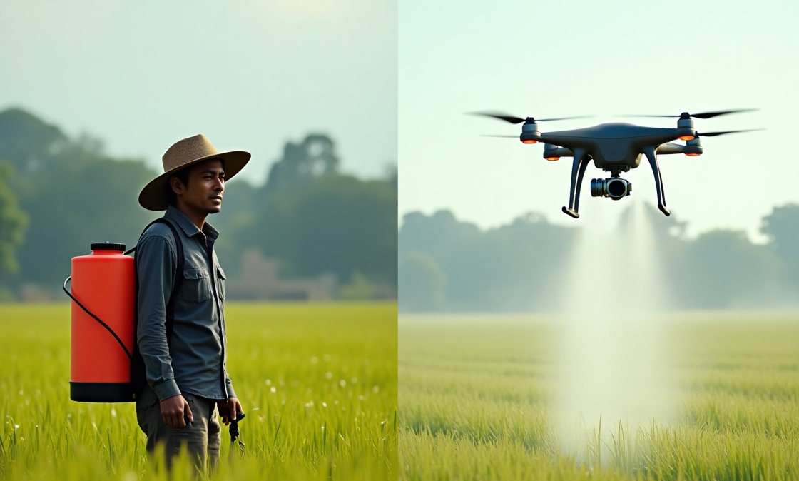 Kenapa Petani Kini Beralih ke Drone untuk Semprot Lahan?