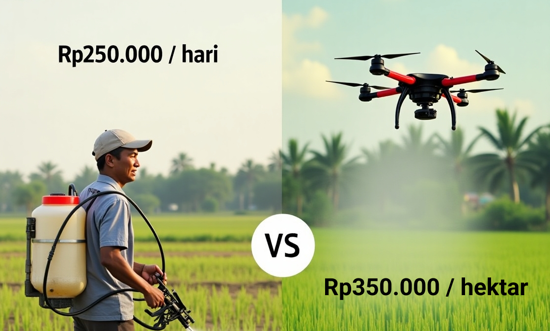 Apakah Semprot Drone Mahal? Ini Jawaban Jujurnya!