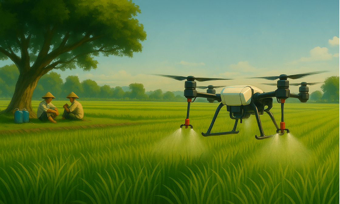 Drone: Solusi Mengatasi Kekurangan Tenaga Kerja di Pertanian