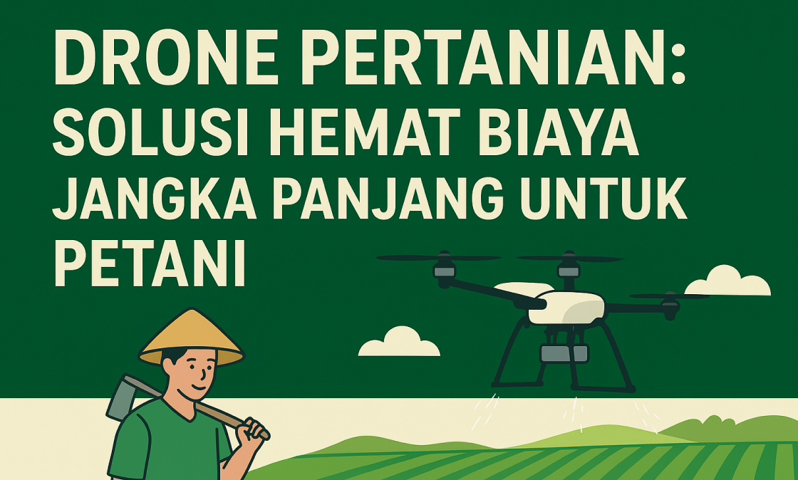 Drone Pertanian: Solusi Hemat Biaya Jangka Panjang untuk Petani
