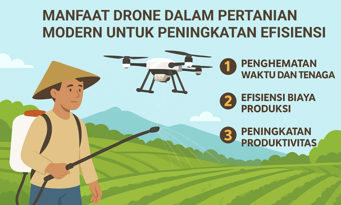 Manfaat Drone dalam Pertanian Modern untuk Peningkatan Efisiensi