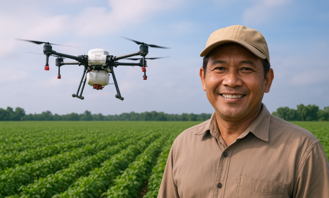 Drone Pertanian: Solusi Efisiensi untuk Perusahaan dengan Lahan Ribuan Hektar