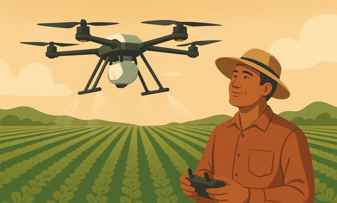 Drone Pertanian: Solusi untuk Meningkatkan Produktivitas Perkebunan Besar