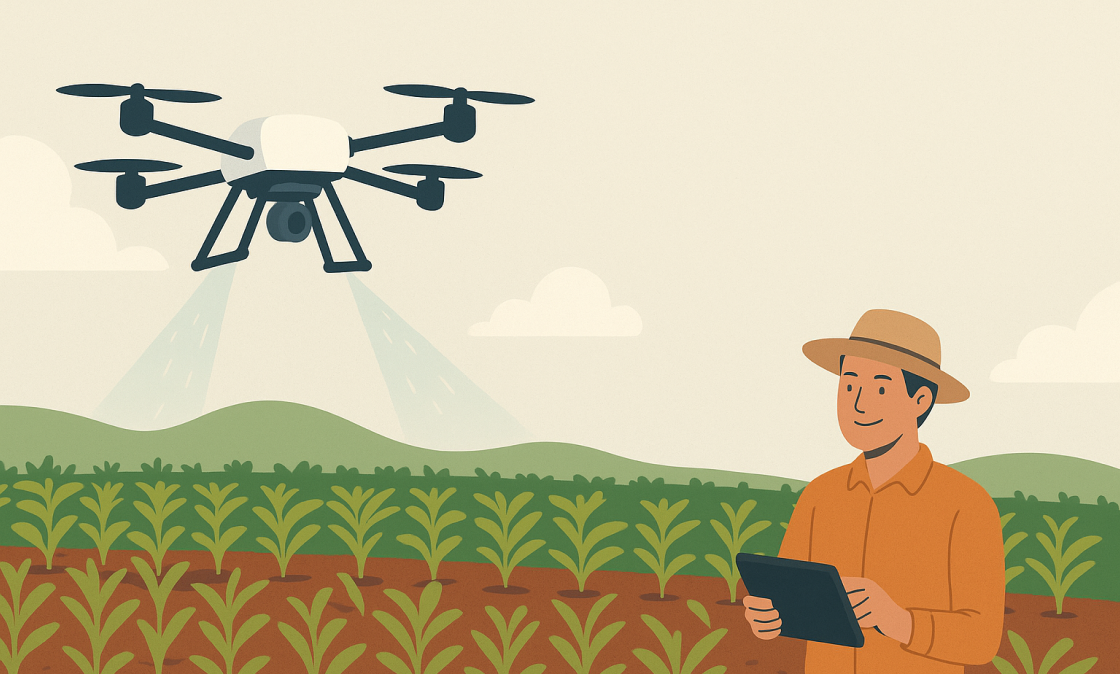 Bagaimana Drone Penyemprot Menghemat Biaya Operasional Perkebunan Hingga 40%