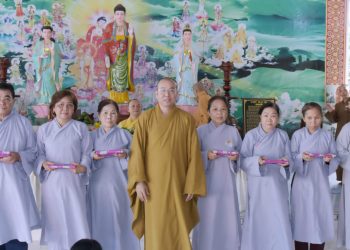 Bạc Liêu: Lễ tổng kết khóa tu đạo tràng niệm Phật năm 2018 tại chùa Long Phước 