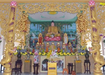 Bạc Liêu: Lễ an vị Phật và đêm hoa đăng kỷ niệm Đức Phật A Di Đà tại chùa Hưng Long