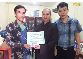 Bạc Liêu: Ban Trị sự Phật giáo huyện Đông Hải hỗ trợ nhà tình thương