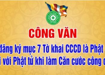 Bạc Liêu: Công văn về việc đăng ký mục 7 Tờ khai CCCD là Phật giáo đối với Phật tử khi làm Căn cước công dân