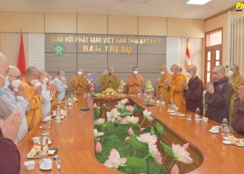 Bạc Liêu: Họp mặt chư Tôn đức Thường trực BTS Phật giáo các huyện, thị, thành phố nhân dịp Xuân Nhâm Dần 2022