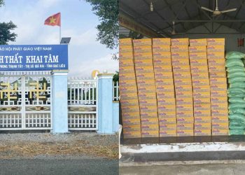 Bạc Liêu: Tịnh thất Khai Tâm trao quà Xuân cho bà con xã Phong Thạnh Tây