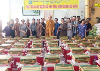 Bạc Liêu: Chùa Bửu Linh trao 250 phần quà nhân dịp lễ hoàn đàn Dược Sư