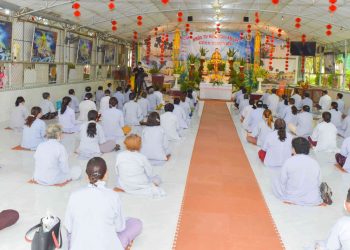 Bạc Liêu: Khóa tu Một ngày an lạc lần thứ 101 tại chùa Giác Viên
