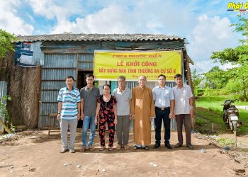 Bạc Liêu: Phật giáo Bạc Liêu khởi công xây dựng nhà tình thương AN CƯ Số 8 tại huyện Đông Hải