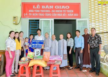 Bạc Liêu: Chùa Giác Hoa trao tặng nhà tình thương tại phường Láng Tròn