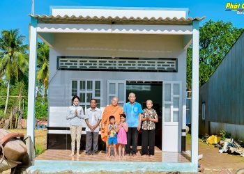 Bạc Liêu: Chùa Buppharam (Cái Giá Chót) bàn giao căn nhà tình thương tại xã Hưng Hội