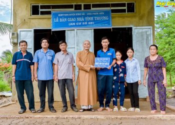 Bạc Liêu: Phật giáo Bạc Liêu bàn giao nhà tình thương AN CƯ Số 8 tại huyện Đông Hải